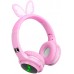 Kids Wireless Headphones, Boys Bluetooth Headset Adjustable Headband with Mic, Stereo Sound Childrens Bluetooth Headphones Over Ear for School Home, Travel (3.5mm Jack Audio Cable Included) (Pink)