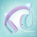 PowerLocus Kids Headphones Over-Ear, Bluetooth Wireless Headphones for Kids,with Microphone, Safe 85DB Volume Limited, Foldable with Carry Case, Audio Cable, Micro SD mode for Online Classes,PC,Phones