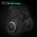Small Bluetooth Headphones Wrap Around Head - Sports Wireless Headset with Built in Microphone and Crystal-Clear Sound, Foldable and Carried in The Purse, and 12-Hour Battery Life, Blue